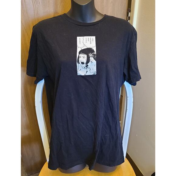 CRUNCHY ROLL JOJI ITO ANIME JAPANESE CARTOON TEE T SHIRT m Black - Picture 2 of 5